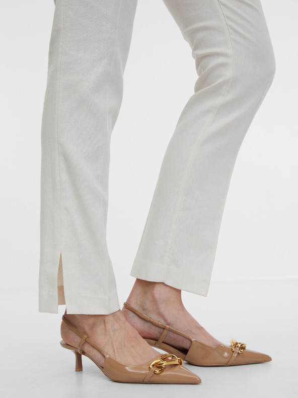 Orsay Pantaloni de damă bej ORSAY