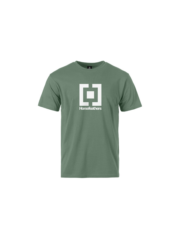 Horsefeathers Tricou Base - verde gheață