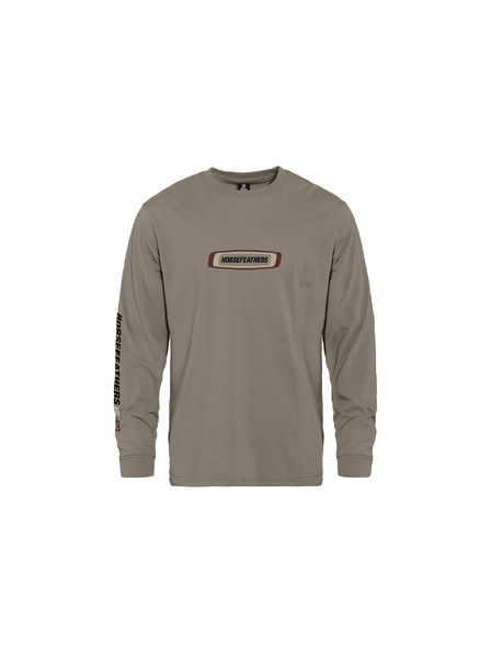 Horsefeathers Tricou Raceway LS - taupe