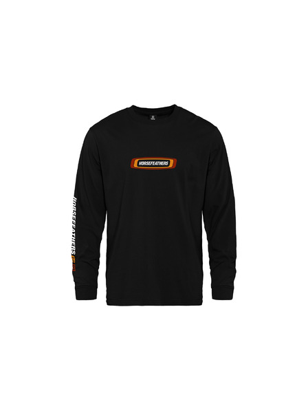 Horsefeathers Tricou Raceway LS - negru