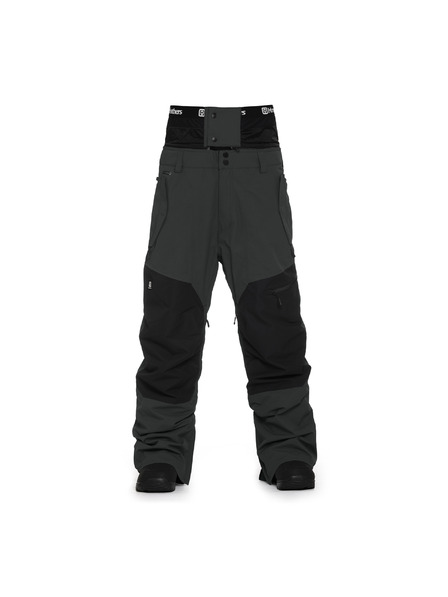 Horsefeathers Pantaloni Nelson - fantomă/negru