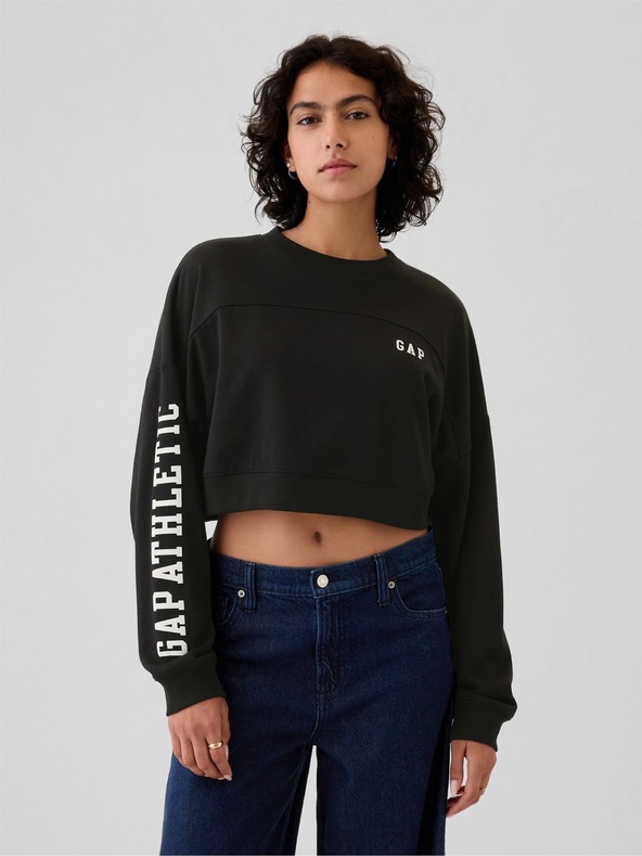GAP Hanorac crop cu logo GAP