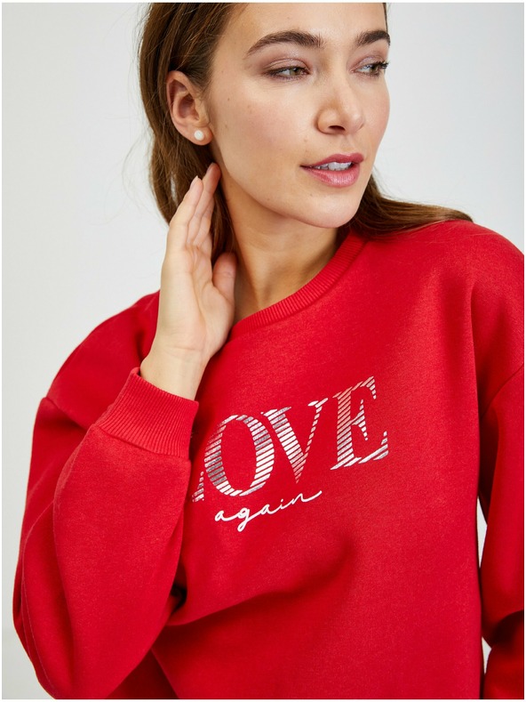 Orsay Hanorac roșu larg de damă ORSAY