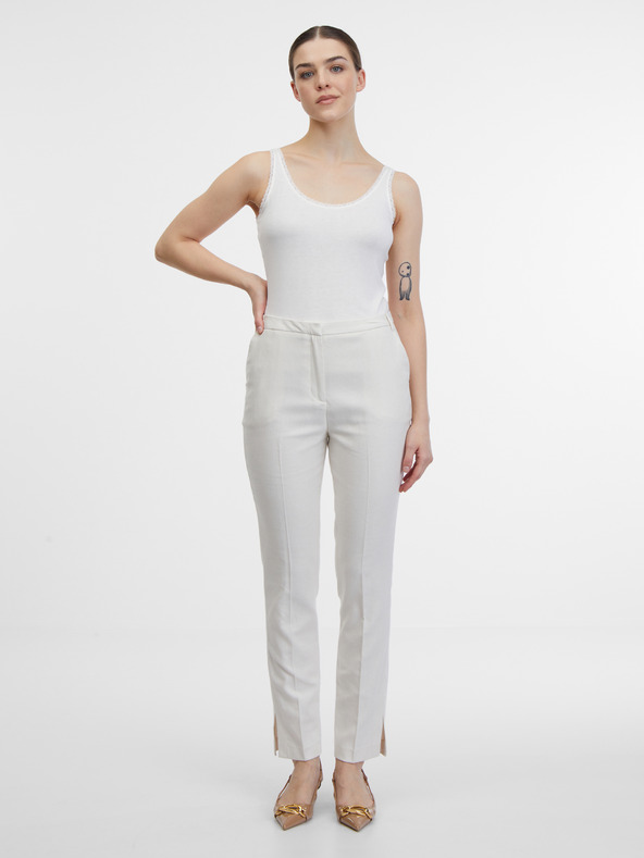 Orsay Top alb pentru femei ORSAY