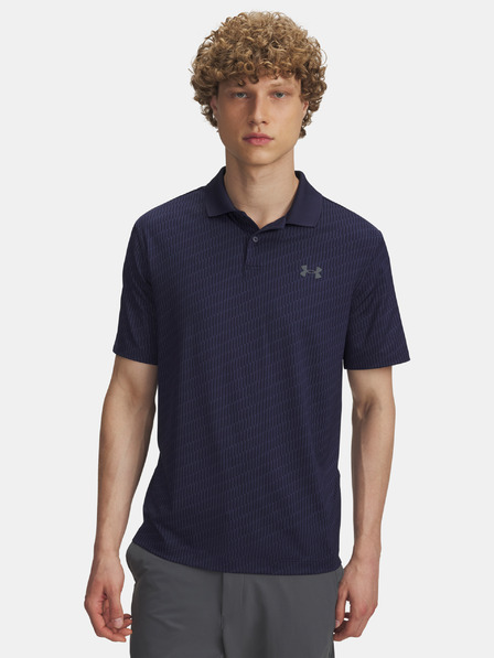 Under Armour Polo tipărit Under Armour UA Matchplay-BLU pentru bărbați