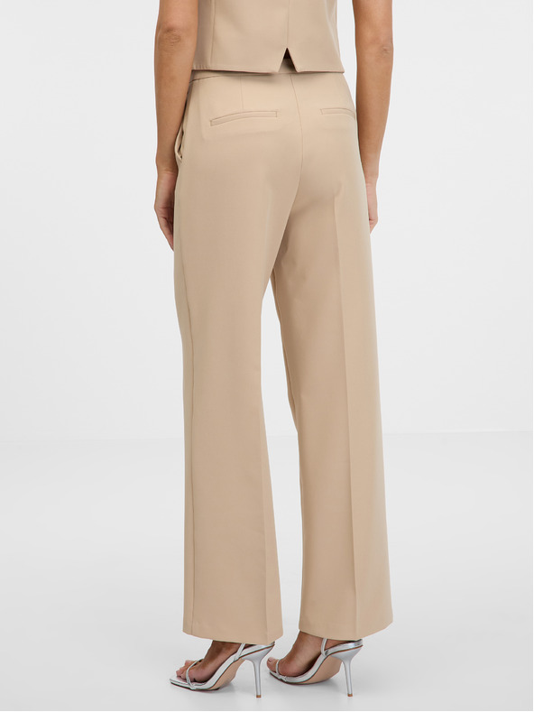 Orsay Pantaloni de damă maro deschis ORSAY