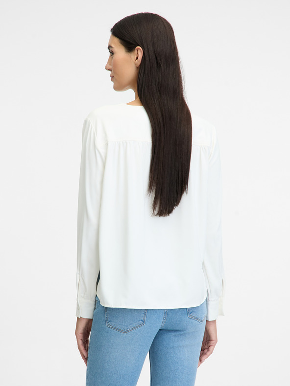 Orsay Bluză de damă albă ORSAY