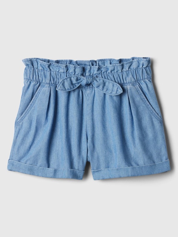 GAP Baby pantaloni scurți din chambray Pull-On GAP