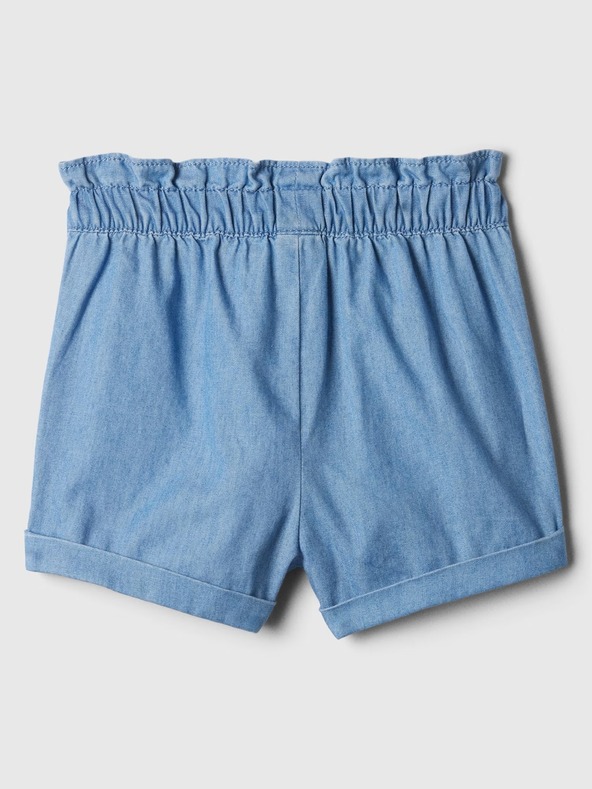 GAP Baby pantaloni scurți din chambray Pull-On GAP