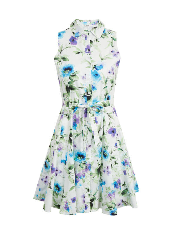 Orsay Rochie florală albastru-crem pentru femei ORSAY