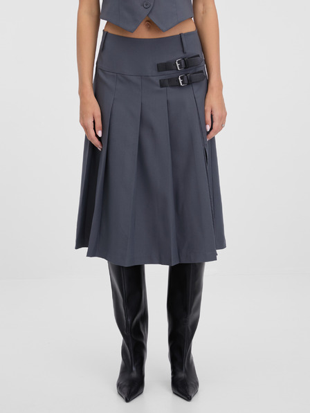 Orsay Fustă midi gri pentru femei ORSAY