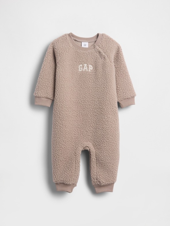 GAP Baby salopetă cu glugă sherpa GAP