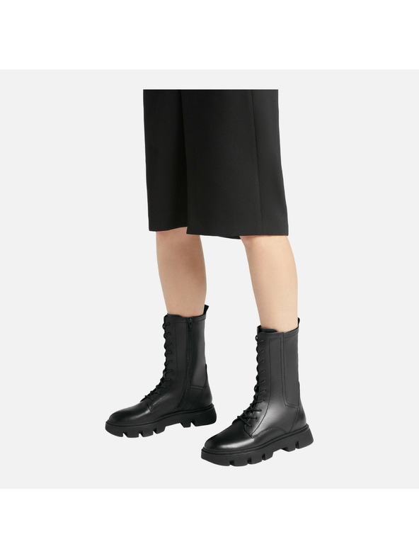 Geox Negru Cizme de gleznă pentru femei Geox Vilde