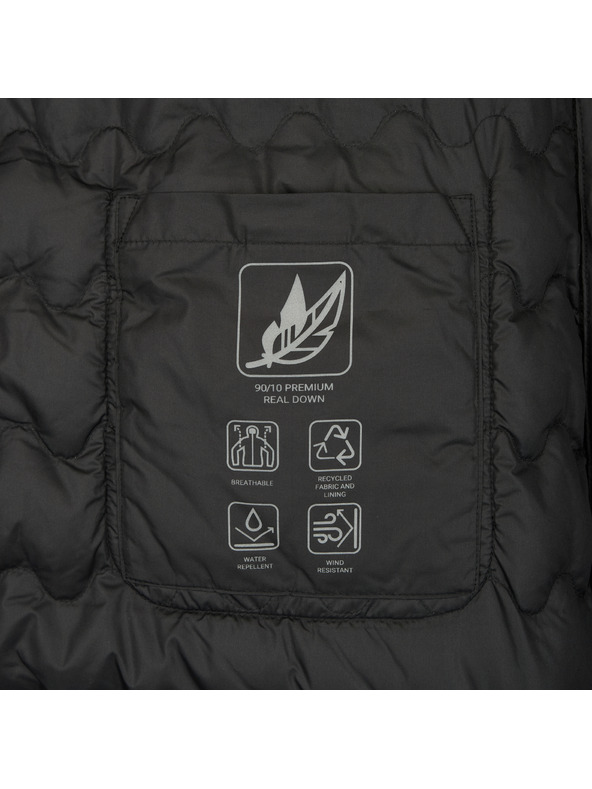 Geox Geacă neagră cu puf pentru femei Geox Myluse