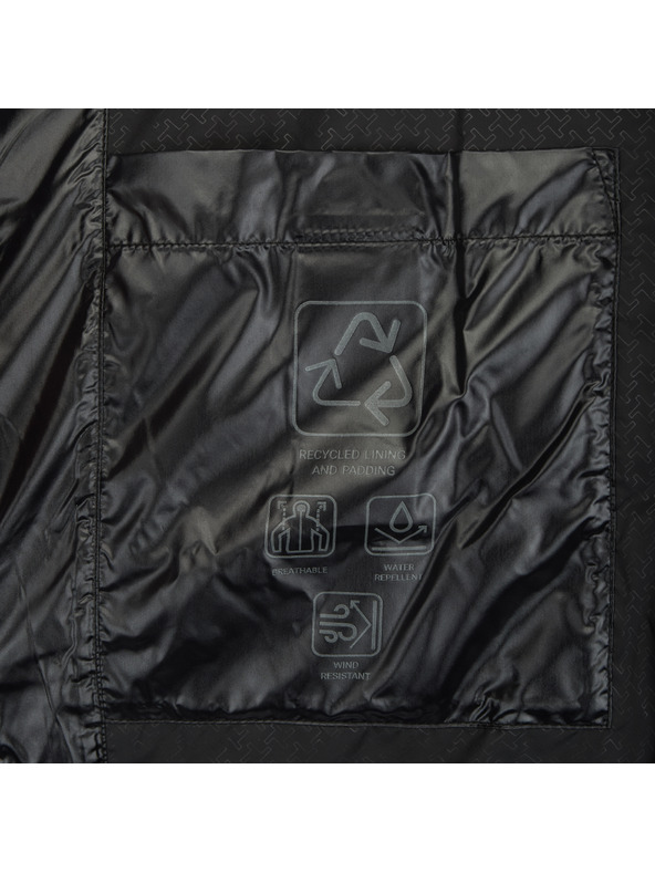 Geox Geacă neagră cu puf pentru femei Geox Backsie