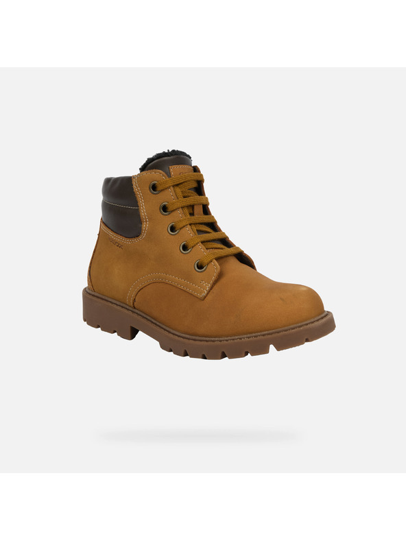 Geox Adidași maro pentru băieți Geox Shaylax Boy