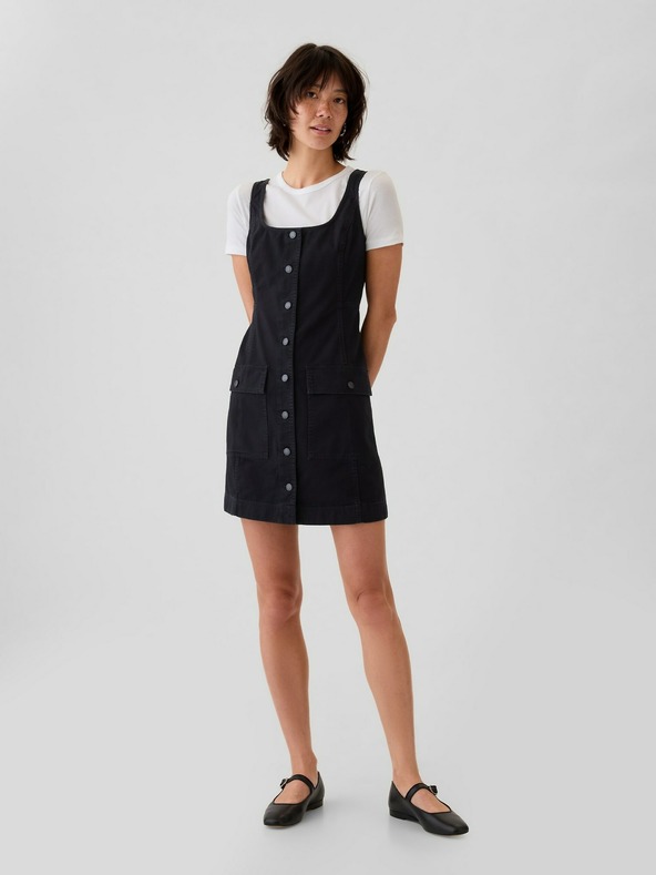 GAP Mini rochie din denim Utility GAP