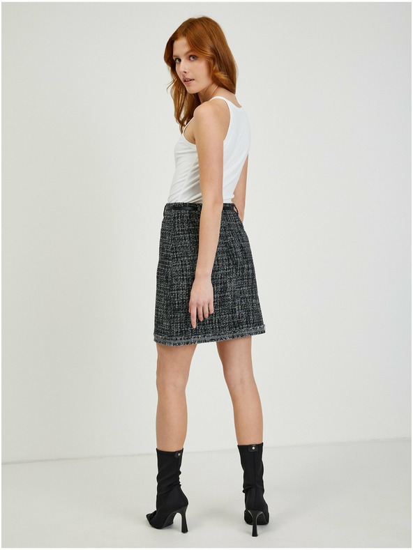Orsay Fustă gri damă din tweed ORSAY