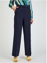 Orsay Pantaloni largi de damă albastru închis cu curea ORSAY