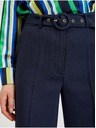 Orsay Pantaloni largi de damă albastru închis cu curea ORSAY