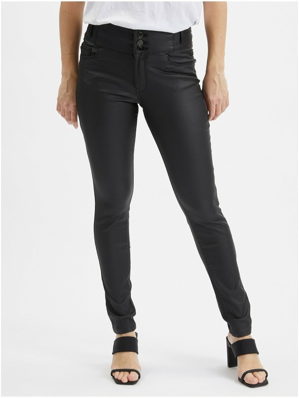 Orsay Pantaloni skinny fit pentru femei negri ORSAY