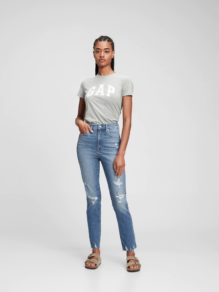 GAP Blugi slim High Rise Destructed Vintage GAP
