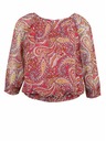 Orsay Bluză de damă cu model roșu-roz ORSAY