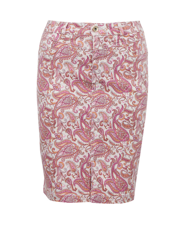 Orsay Fustă din denim cu model pentru femei roz ORSAY