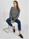 Orsay Bluză de damă cu model alb și negru ORSAY