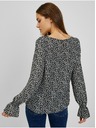 Orsay Bluză de damă cu model alb și negru ORSAY