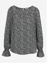 Orsay Bluză de damă cu model alb și negru ORSAY