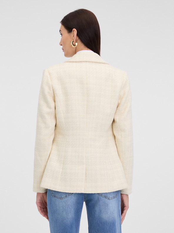 Orsay Jachetă crem pentru femei ORSAY