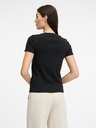 Orsay Tricou negru cu mânecă scurtă pentru femei ORSAY