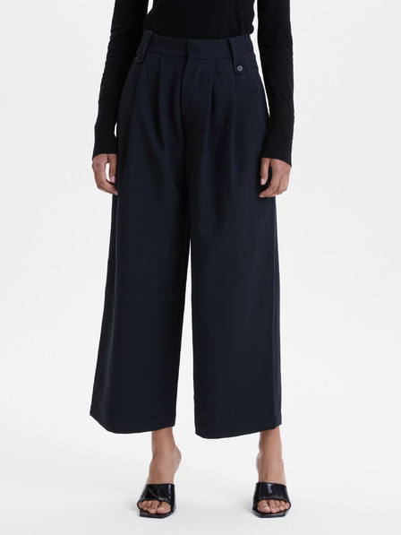 Orsay Pantaloni largi negri pentru femei ORSAY