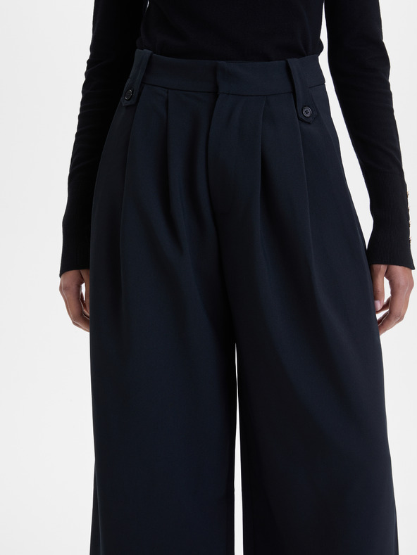 Orsay Pantaloni largi negri pentru femei ORSAY