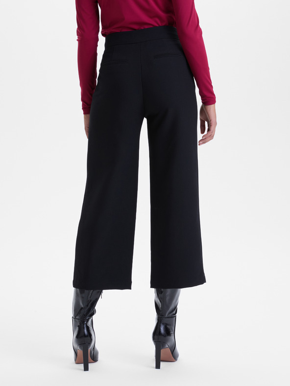 Orsay Pantaloni largi negri pentru femei ORSAY