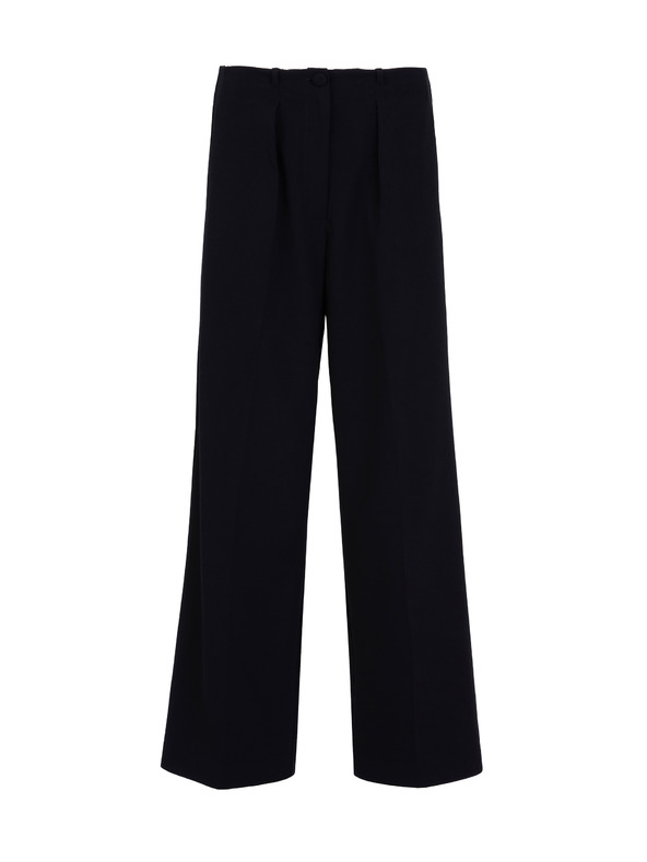 Orsay Pantaloni largi negri pentru femei ORSAY