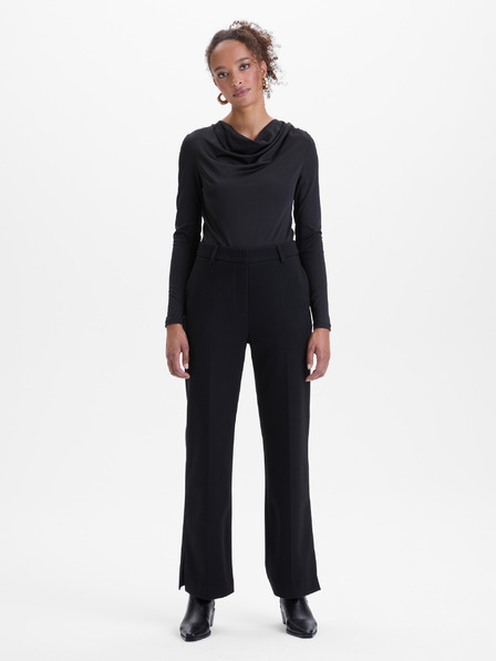 Orsay Pantaloni drepți negri pentru femei ORSAY