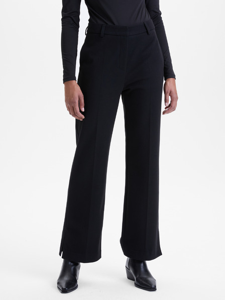 Orsay Pantaloni drepți negri pentru femei ORSAY