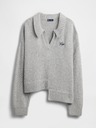 GAP Pulover asimetric cu amestec de lână GAP