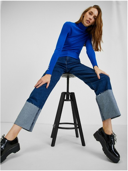 Orsay Bluză cu guler albastru de damă ORSAY