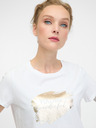Orsay Tricou alb cu mânecă scurtă pentru femei ORSAY