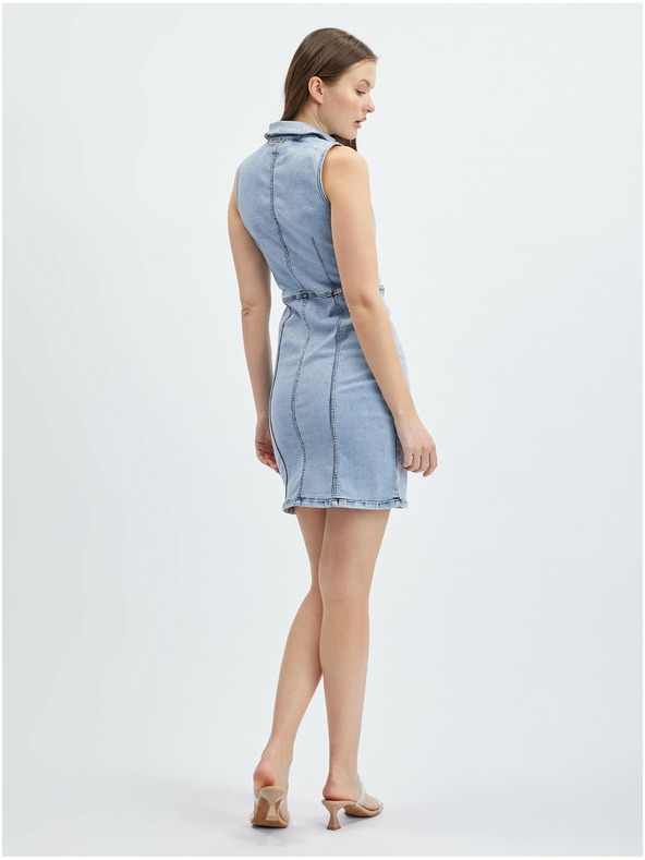 Orsay Rochie din denim albastru deschis pentru femei ORSAY