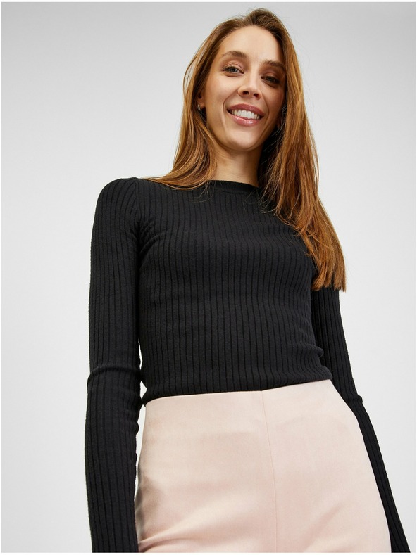 Orsay Pantaloni de damă roz deschis cu finisaj piele întoarsă ORSAY