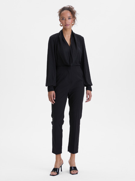 Orsay Bluză neagră pentru femei cu pietricele ORSAY