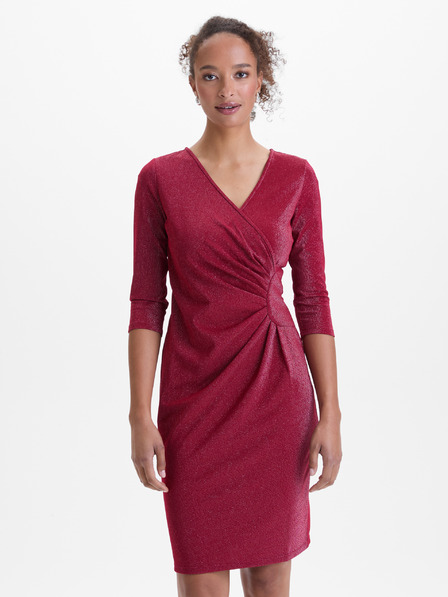 Orsay Rochie vișinie până la genunchi pentru femei ORSAY