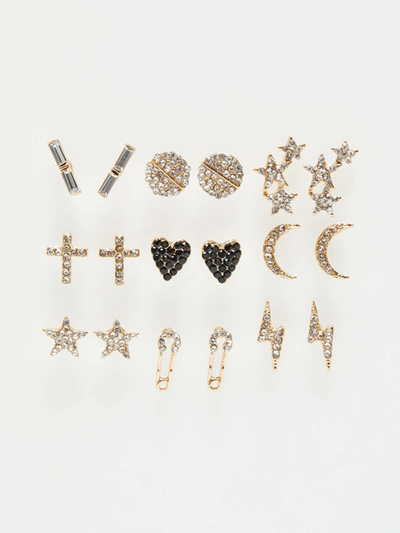 Moodo Set de cercei în culoarea aurului Moodo