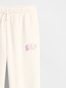 GAP Pantaloni de trening fleece logo army pentru copii GAP