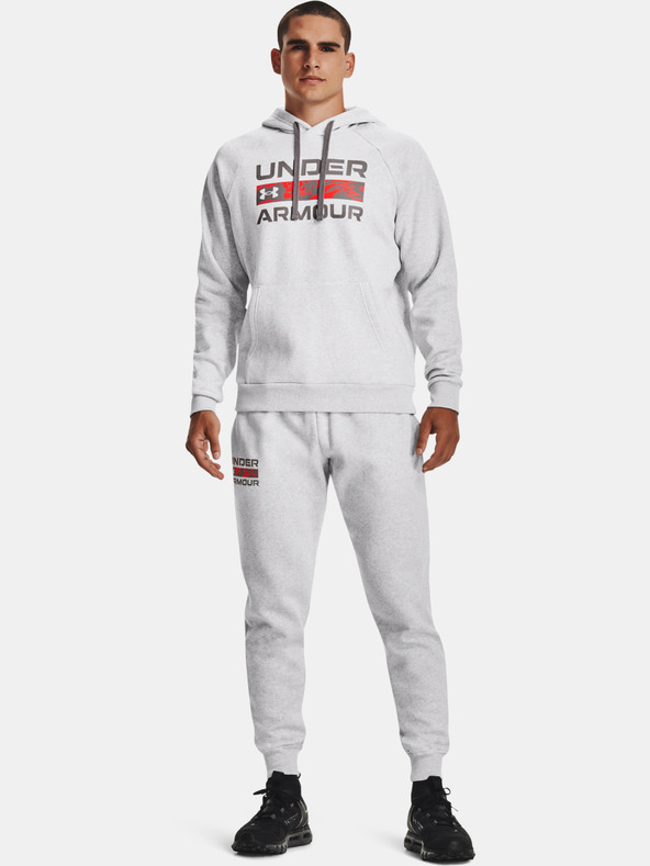 Under Armour Pantaloni de trening pentru bărbați Under Armour RIVAL FLC SIGNATURE JGR