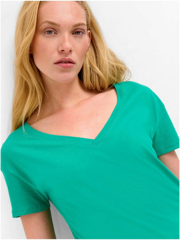 Orsay Tricou basic verde ORSAY
